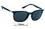 Sunglass Fix Replacement Lenses for Ray-Ban RB4386 - 54mm Wide 