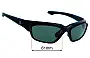 Sunglass Fix Replacement Lenses for Specsavers Exmouth Sun Rx - 61mm Wide 