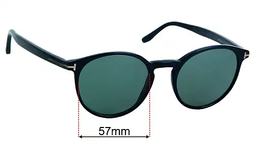 Tom Ford TF5524  Replacement Lenses 57mm wide 