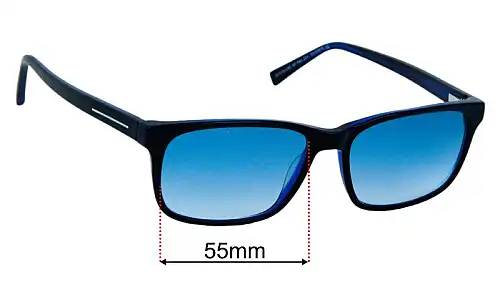 Alex Perry AP Men 23  Replacement Lenses 55mm wide 