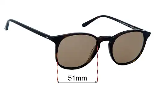 Bailey Nelson  Palmer L Replacement Lenses 51mm wide 