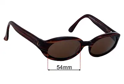 Beausoleil 206 Replacement Lenses 54mm wide 