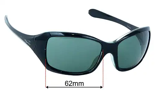 BlackTip Skysail Replacement Lenses 62mm wide 