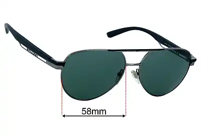 Bvlgari 6189 Replacement Lenses 58mm wide 