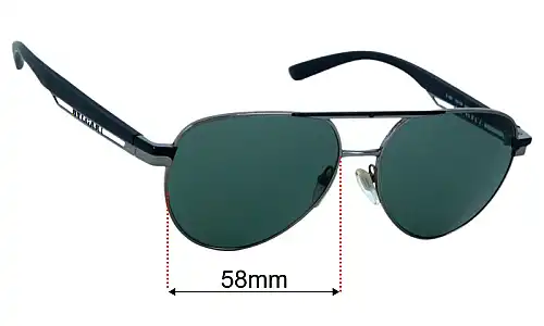 Bvlgari 6189 Replacement Lenses 58mm wide 