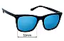 Sunglass Fix Replacement Lenses for Calvin Klein CK21507S - 53mm Wide 