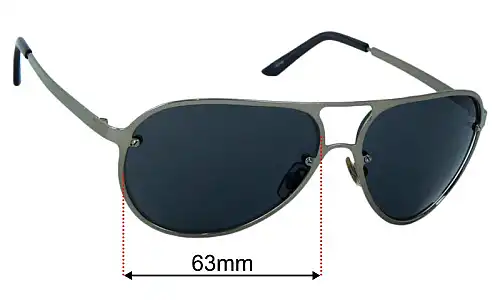 Calvin Klein 492S Replacement Lenses 63mm wide 