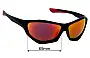 Sunglass Fix Verres de Remplacement pour Cancer Council Garren - 65mm Wide 