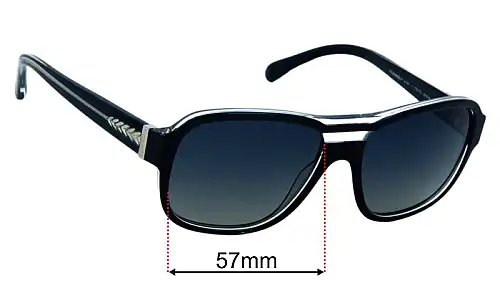 Chanel 5194 Replacement Lenses 57mm wide 