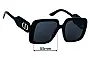 Sunglass Fix Replacement Lenses for Christian Dior DiorBobby S2U - 55mm Wide 