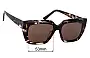 Sunglass Fix Replacement Lenses for Country Road Chiara - 52mm Wide 