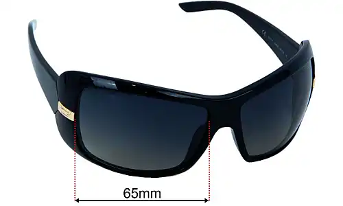 Diesel DS0118  Replacement Lenses 65mm wide 