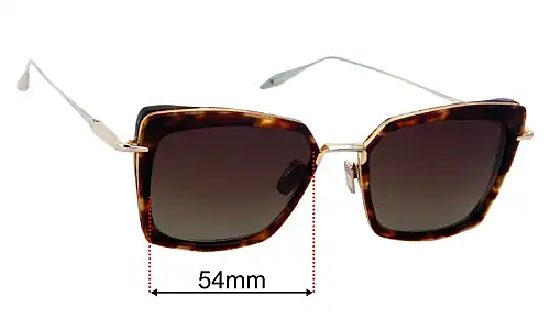 Dita Perplexer  Replacement Lenses 54mm wide 