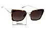 Sunglass Fix Replacement Lenses for Dita Perplexer - 54mm Wide 