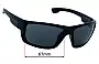 Sunglass Fix Replacement Lenses for Hobie Mojo - 67mm Wide 