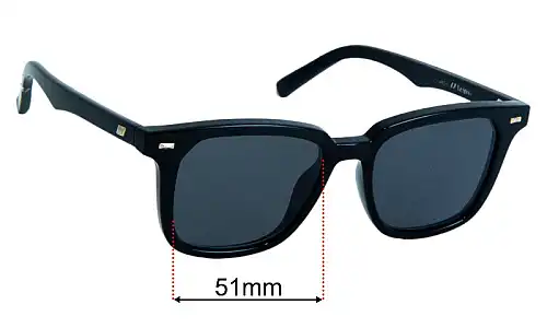 Le Specs Steadfast  Replacement Lenses 51mm wide 