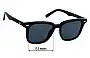 Sunglass Fix Replacement Lenses for Le Specs Steadfast - 51mm Wide 