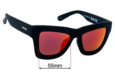 Liive Cash Ersatzgläser 55mm wide 