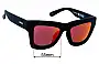 Sunglass Fix Replacement Lenses for Liive Cash - 55mm Wide 
