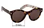 Sunglass Fix Replacement Lenses for Lucy Folk Grande and Sweet - 50mm Wide 