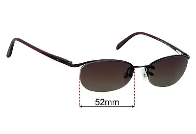 Maui Jim MJ118 Verres de Remplacement 52mm wide 