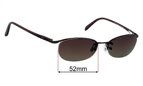 Maui Jim MJ118  Ersatzlinsen 52mm wide 