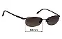 Sunglass Fix Ersatzgläser für Maui Jim MJ118 - 52mm Wide 