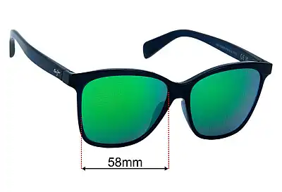 Maui Jim MJ601 Liquid Sunshine Verres de Remplacement 58mm wide 