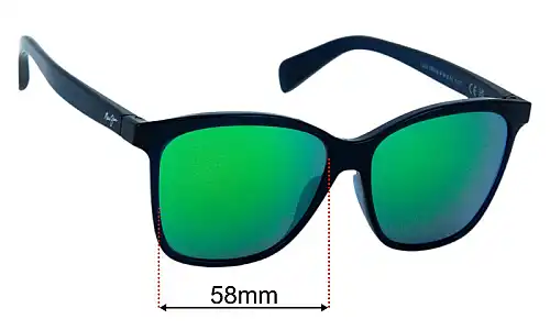 Maui Jim MJ601 Liquid Sunshine  Ersatzlinsen 58mm wide 