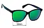 Sunglass Fix Ersatzgläser für Maui Jim MJ601 Liquid Sunshine - 58mm Wide 