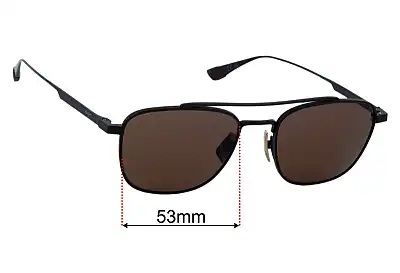 Maui Jim MJ640 Kahana Replacement Lenses 53mm wide 