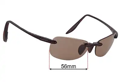 Maui Jim MJ908 Sandy Beach Rx Replacement Lenses 56mm wide 