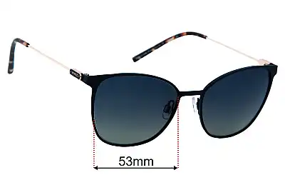 Mimco Sun Rx 03 Replacement Lenses 53mm wide 