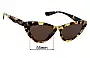 Sunglass Fix Replacement Lenses for Miu Miu SMU01V - 55mm Wide 