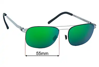 Mykita Paco Replacement Lenses 55mm wide 