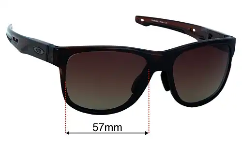 Oakley Crossrange R OO9369  (Asian Fit) Replacement Lenses 57mm wide 