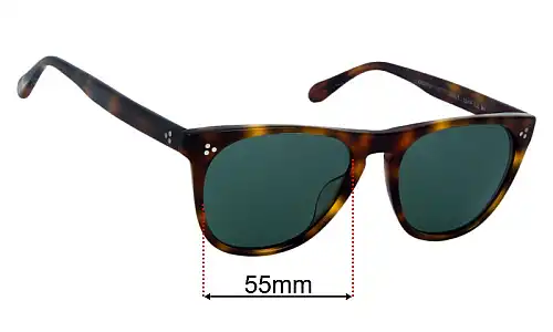Oliver Peoples OV5091SM Daddy B Replacement Lenses 55mm wide 