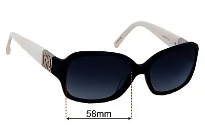 Oroton  Jacinta Replacement Lenses 58mm wide 
