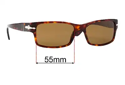 Persol 2803-S Lentes de Repuesto 55mm wide 