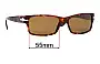 Sunglass Fix Replacement Lenses for Persol 2803-S - 55mm Wide 