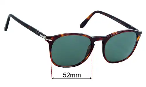 Persol 3007-V  Replacement Lenses 52mm wide 