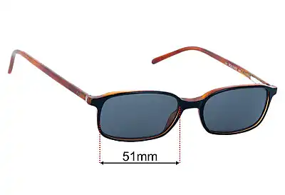 Polo 412 Replacement Lenses 51mm wide 