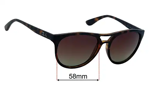 Ray-Ban RB4170 Brad Ersatzlinsen 58mm wide 