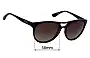 Sunglass Fix Ersatzgläser für Ray-Ban RB4170 Brad - 58mm Wide 