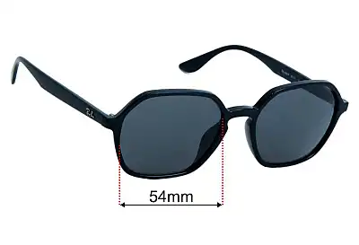 Ray-Ban RB4361F Replacement Lenses 54mm wide 