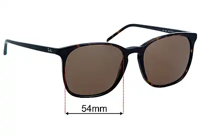 Ray-Ban RB5387 Replacement Lenses 54mm wide 