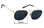 Sunglass Fix Replacement Lenses for Ray-Ban RB6444 - 53mm Wide 