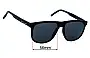 Sunglass Fix Replacement Lenses for Saint Laurent  SL 334 - 56mm Wide 