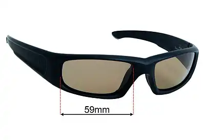 Smith Hudson Tactical Replacement Lenses 59mm wide 