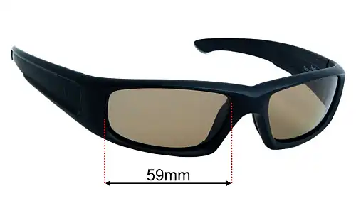 Smith Hudson Tactical Replacement Lenses 59mm wide 